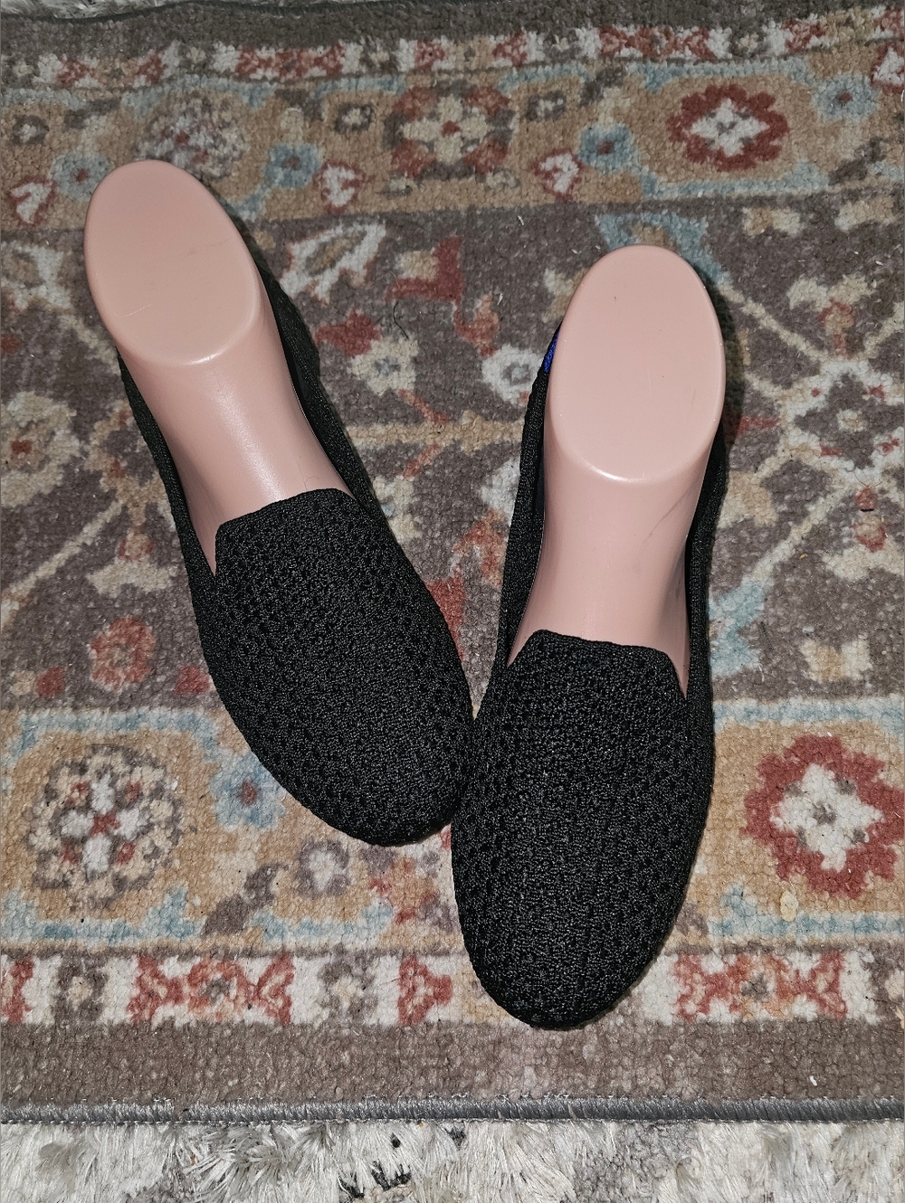ROTHY'S 'Honeycomb' The Loafer Black Limited Size 8.5 Very Nice Pre-owned